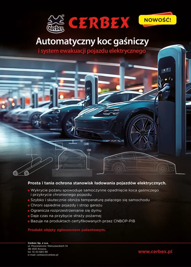 Automatyczny koc gaśniczy